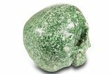 Realistic, Polished Hamine Jasper Skull - India #378613-4